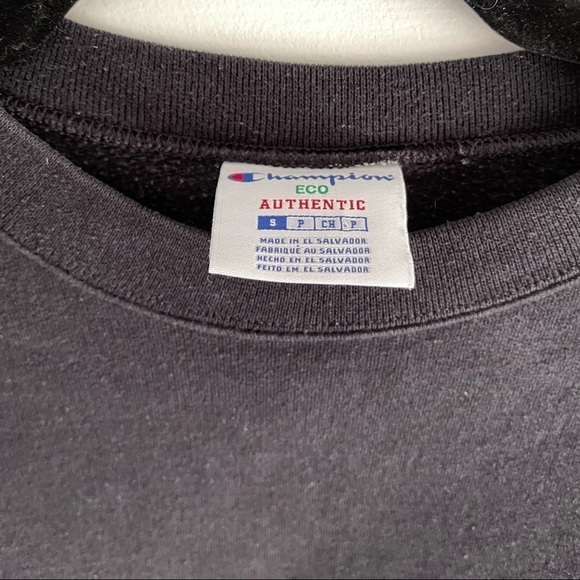 VTG Champion “Respects” Sweatshirt - S - Picture 6 of 6